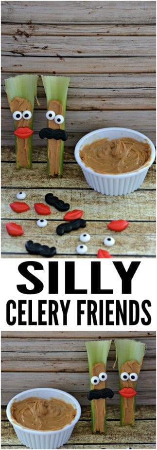 These silly celery friends are a fun snack for kids after school or for weekends spent at home! Click now!