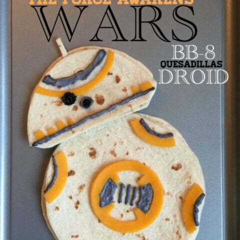 Star Wars BB-8 Droid Quesadillas