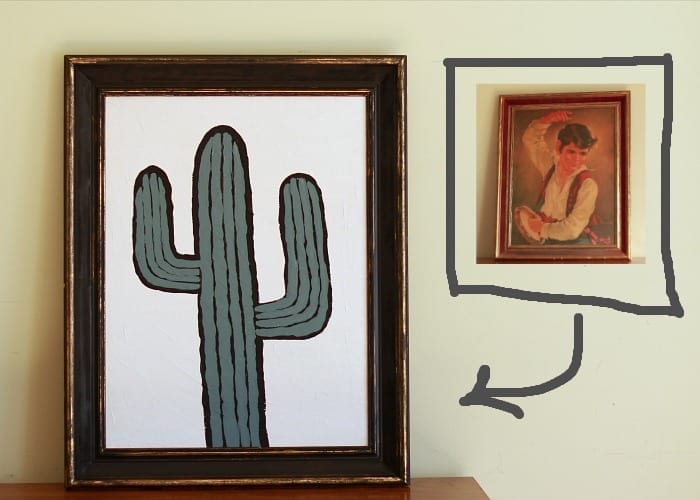 Thrift Store Painting Hack