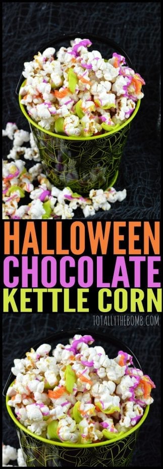 halloween chocolate kettle corn