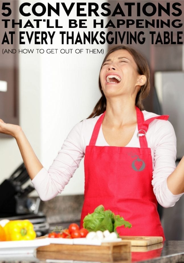 5 Conversations That'll Be Happening At Every Thanksgiving Table