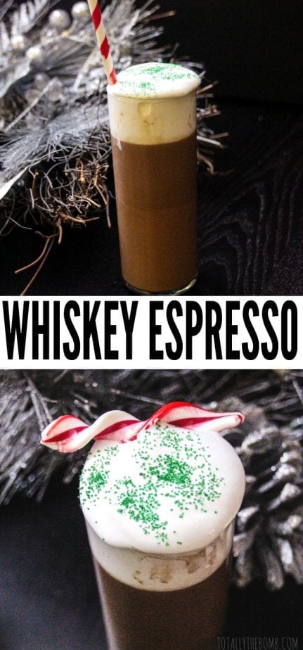 This Whiskey Espresso is the perfect drink to help you usher in the holiday season and embrace the inevitable carols and cheer! Click now!