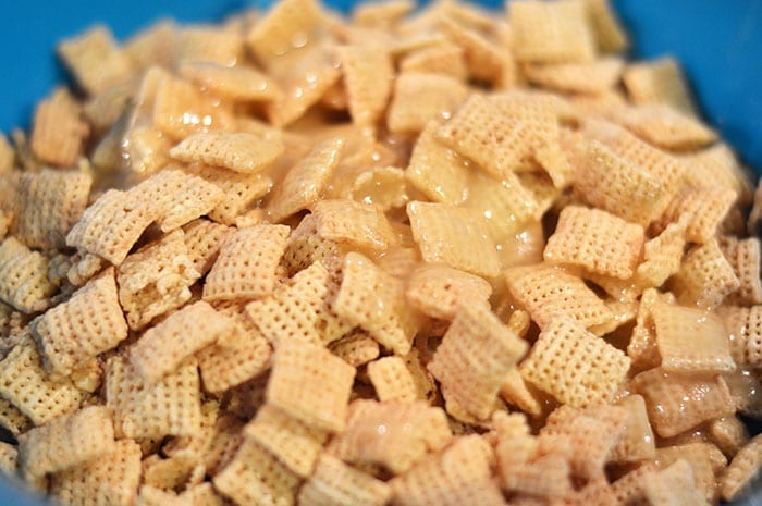 sugar cookie chex mix inprocess3