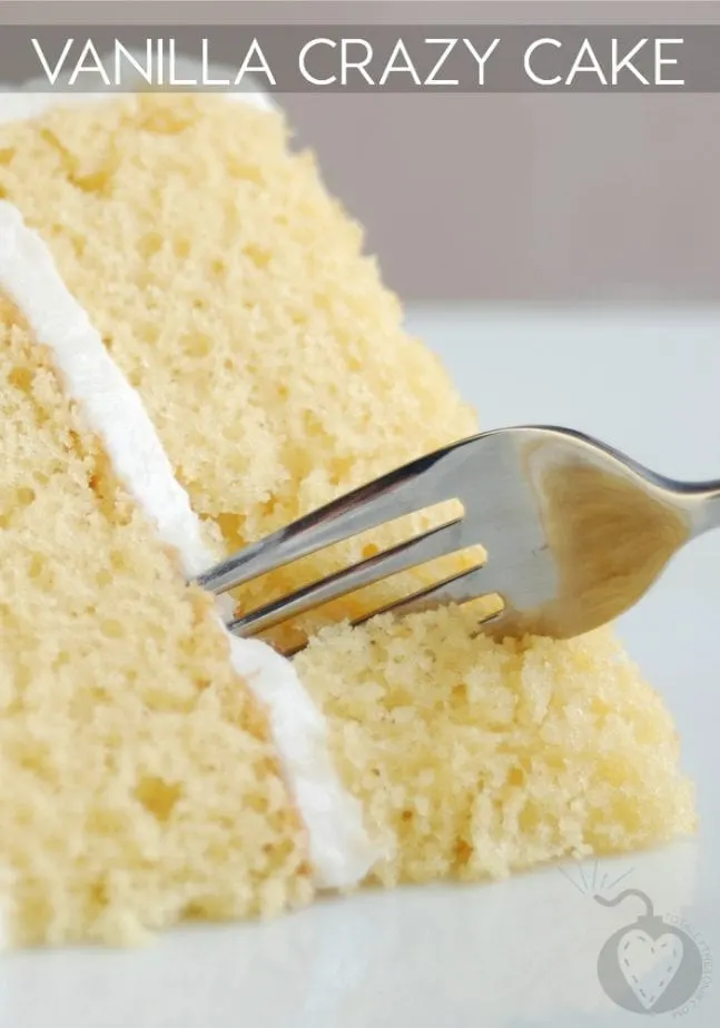 Vanilla Crazy Cake Recipe