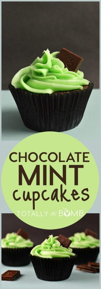 chocolate mint cupcakes