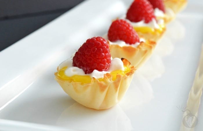 raspberry lemon tarts featured