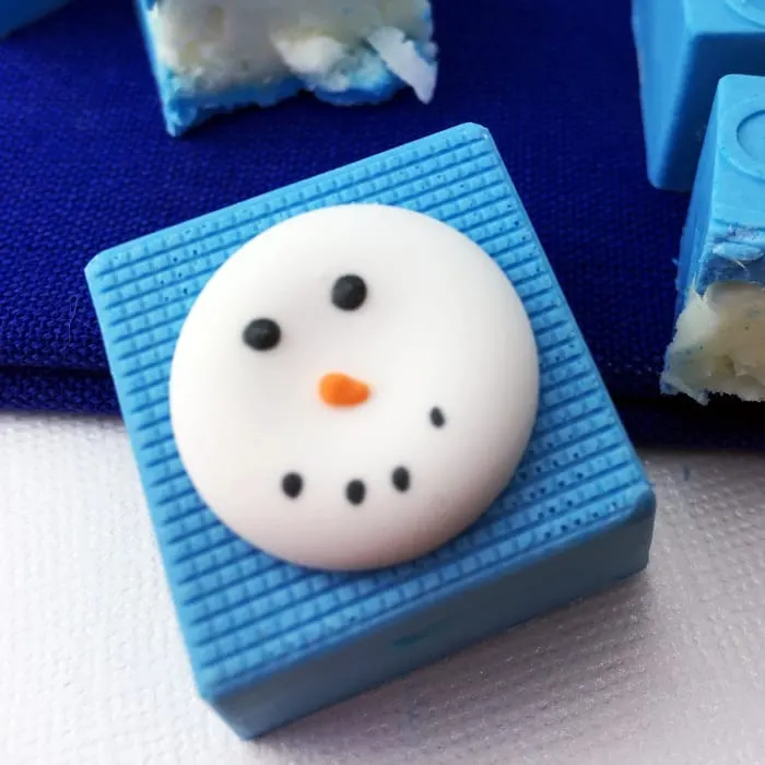 winter candies snowman
