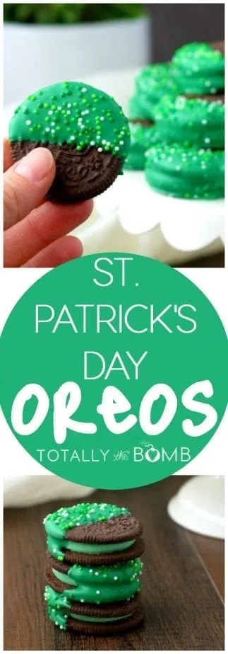 St. Patrick's Day Oreos
