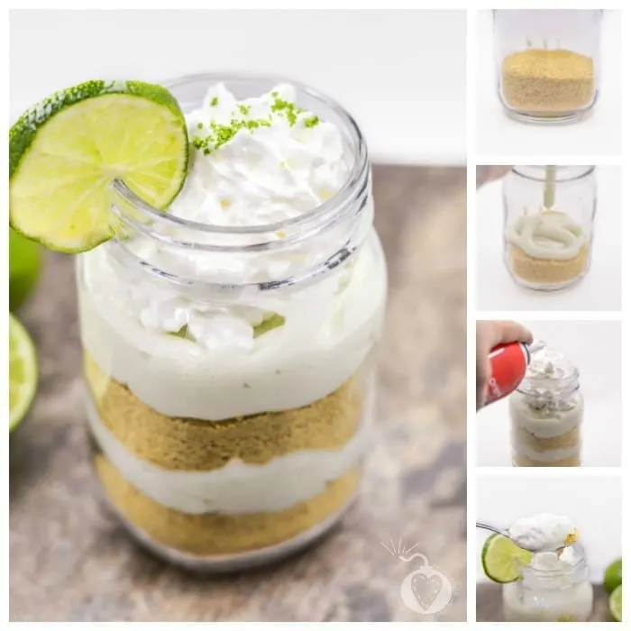 Easy Key Lime Pie in a Jar Square