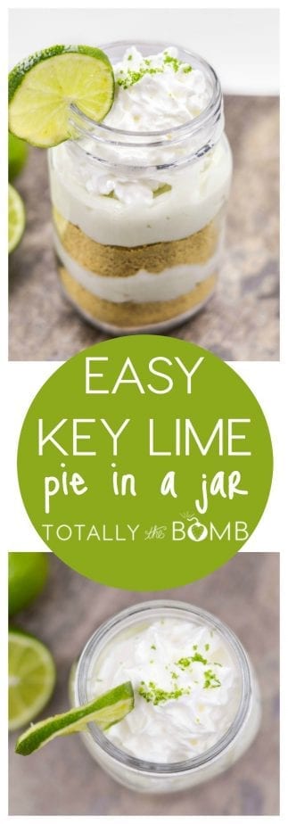 Easy Key Lime Pie in a Jar