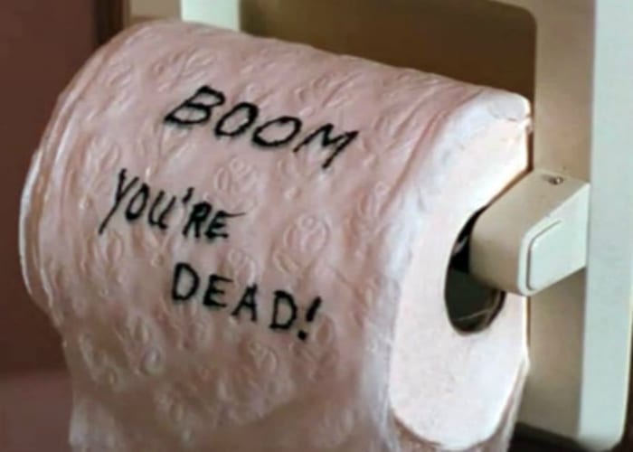 lethal toilet paper