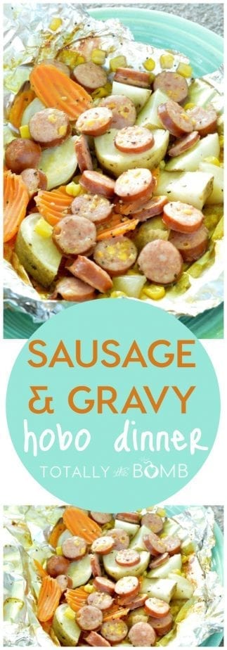 Sausage and Gravy Hobo Dinner
