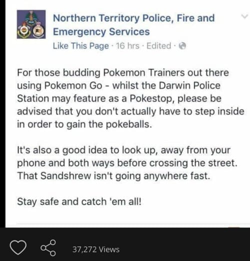pokemon go police