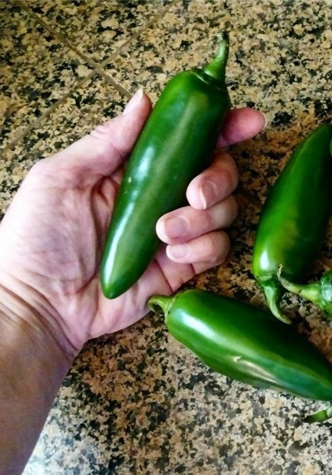 I cut jalapenos with no gloves