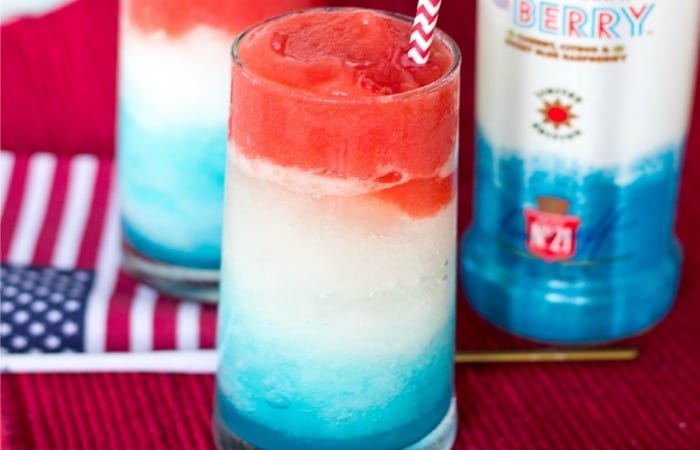 Red, White, And Blue Boozy Punch