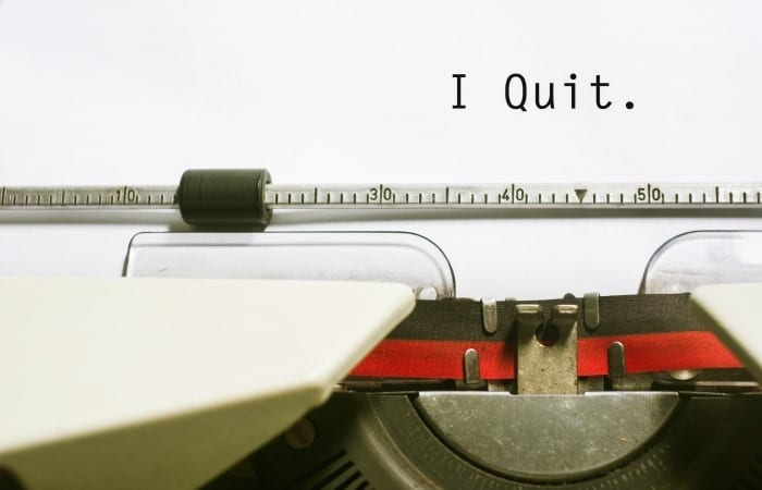 Sometimes It’s Okay To Say ‘I Quit’