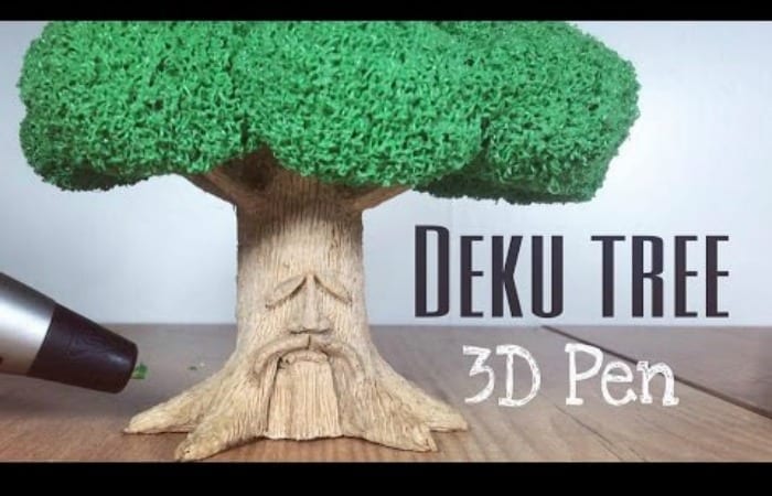 This Guy Made The Great Deku Tree From Legend Of Zelda, Using A 3D Pen!