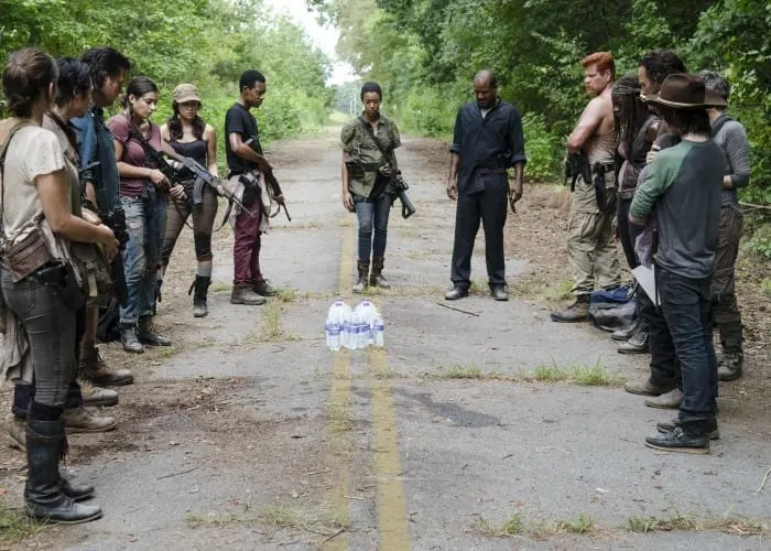 The Walking Dead on X: #MorganIsBack in Season 5's #Conquer, playing now.  #TWDMarathon  / X