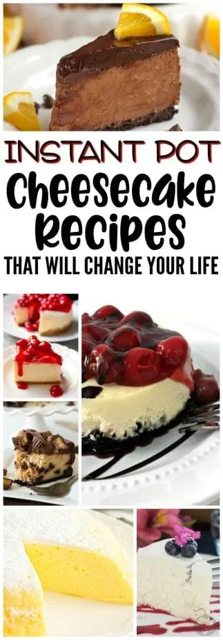 Instant Pot Cheesecake Recipes #instantpot #instantpotrecipes #cheesecakerecipes #instantpotcheesecake