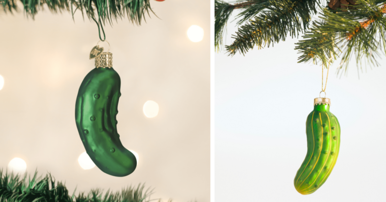 Here’s Why People Hide a Pickle In Their Christmas Tree