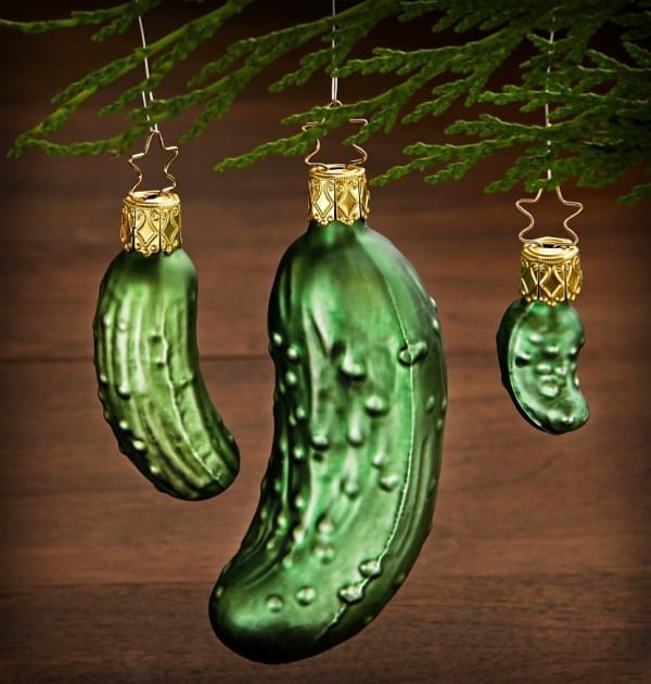 Here's Why People Hide a Pickle In Their Christmas Tree