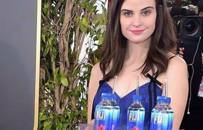 Fiji Water Girl Is The Best Thing That’s Ever Come Out Of The Golden Globes. No contest.