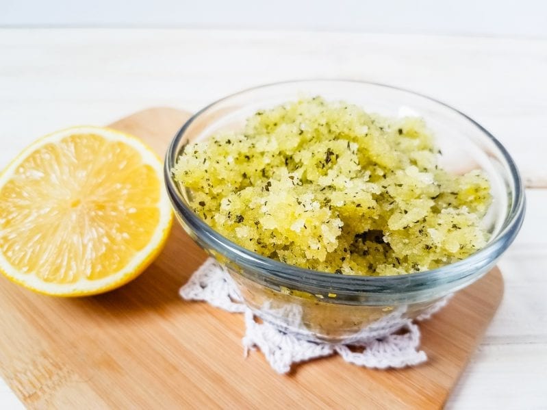 Make Green Tea Lemon Sugar Scrub to Feel AMAZEBALLS
