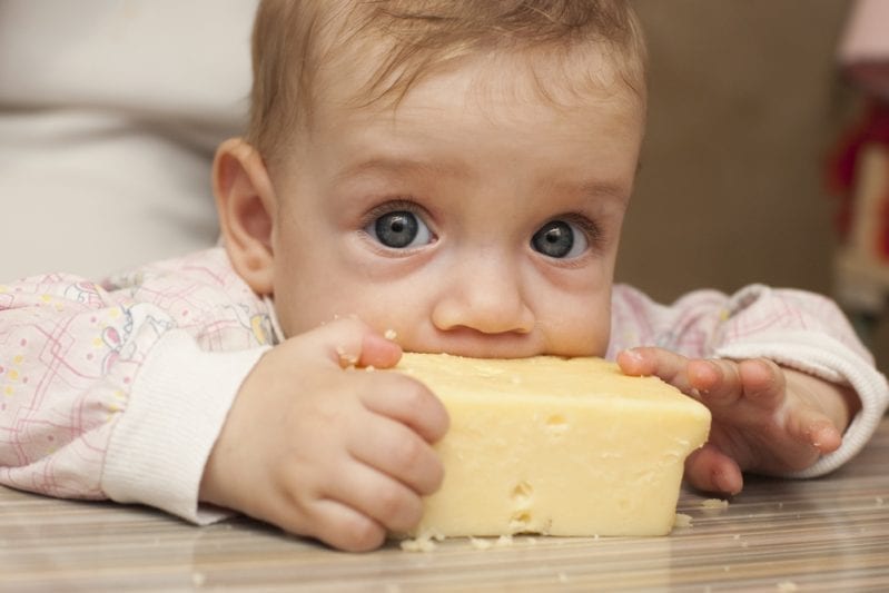People Are Throwing Cheese At Their Babies For Likes On The Internet