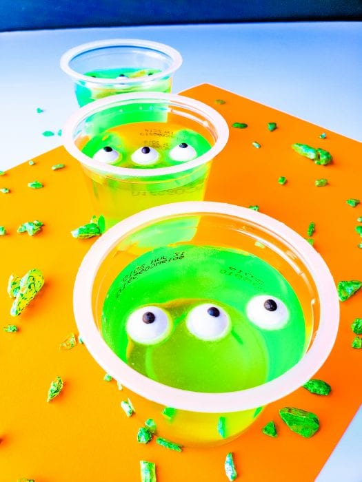 toy story alien jello cups