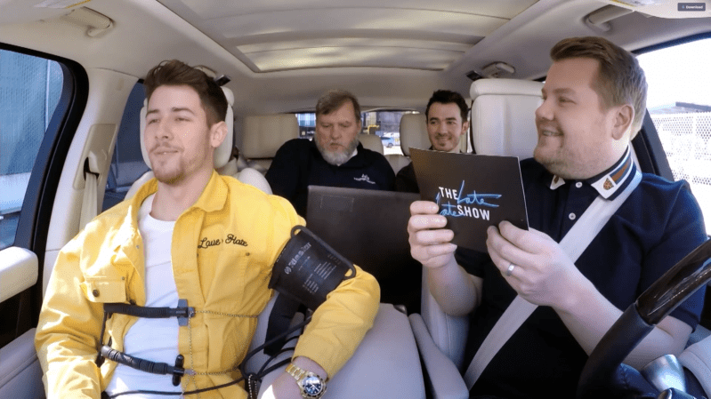 The Jonas Brothers Got Hooked Up To Lie Detectors During Carpool Karaoke To Answer Questions About Why They Broke Up