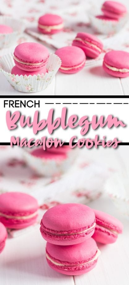 Bubblegum French Macarons