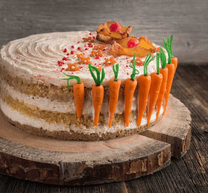 You sometimes take a crazy chance and do something you normally wouldn't and you make the Carrot Cake of Your Dreams--and Bunny Dreams. #cake #carrotcake #easter