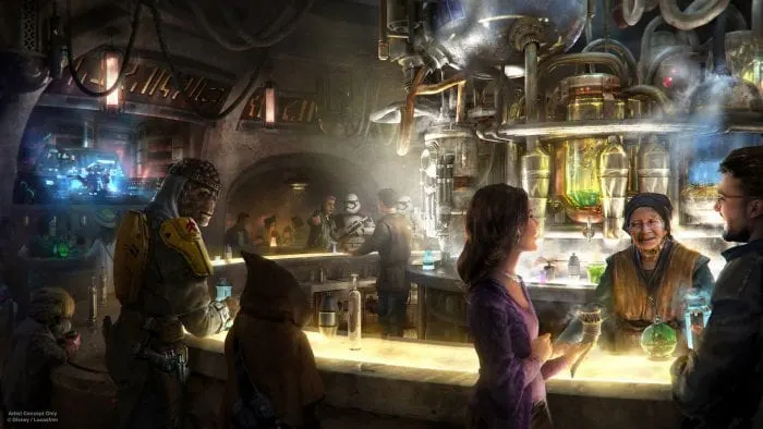 We all know we're having a big glass of Blue Bantha milk when we hit Star Wars: Galaxy's Edge at Disney World, but what else are we going to gnosh on while we wait in line for the Millennium Falcon ride? Dude. So. Much. Awesome. #starwars #galaxysedge #starwarsfood