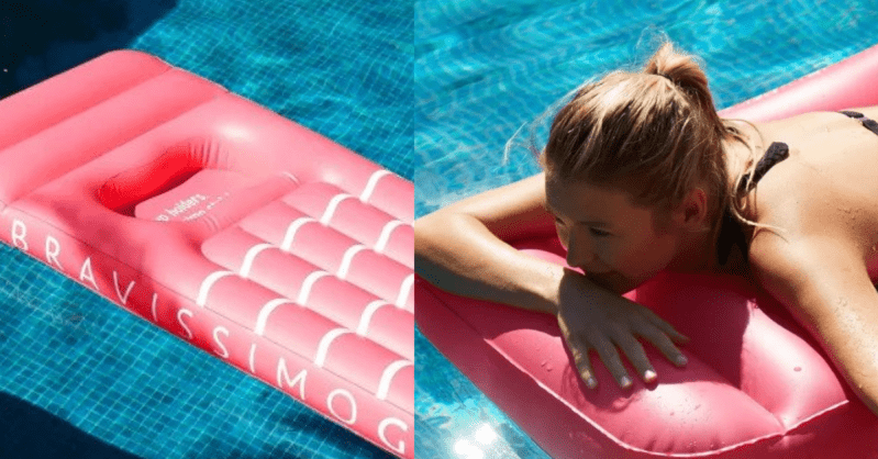 This Pool Float Has A Holder For Your ‘Girls’ And It’s Brilliant