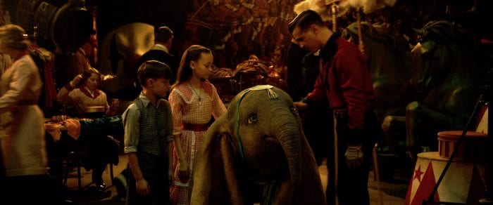 Dumbo is a live action kids movie that is adapted from the Disney classic
