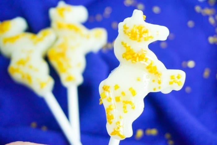 These Gold Glittery Unicorn Suckers are This Summer’s Perfect Treat