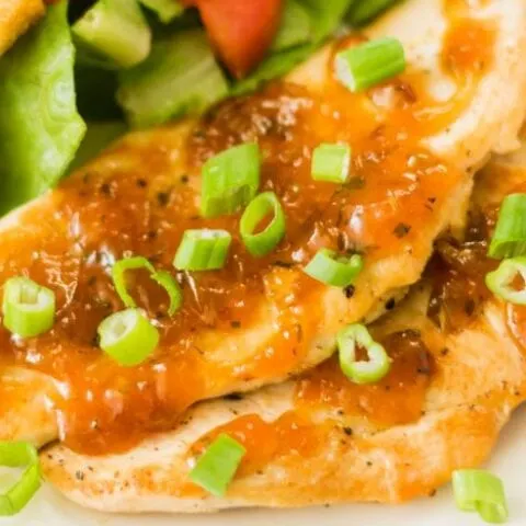 Apricot Chicken with Homemade Apricot Glaze