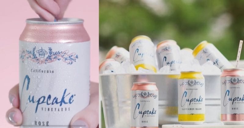Cupcake’s Canned Wine Contains Half a Bottle Each, Moms Everywhere Need Them