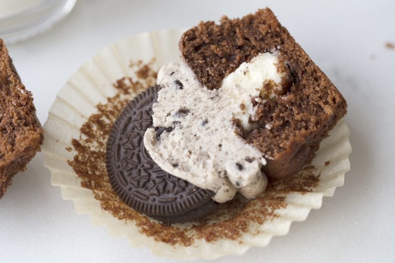 The Most Dreamy Cream-Filled OREO Cupcakes