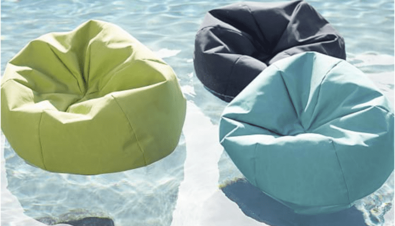 Pottery Barn Is Selling Bean Bag Pool Floats and I Need One Now