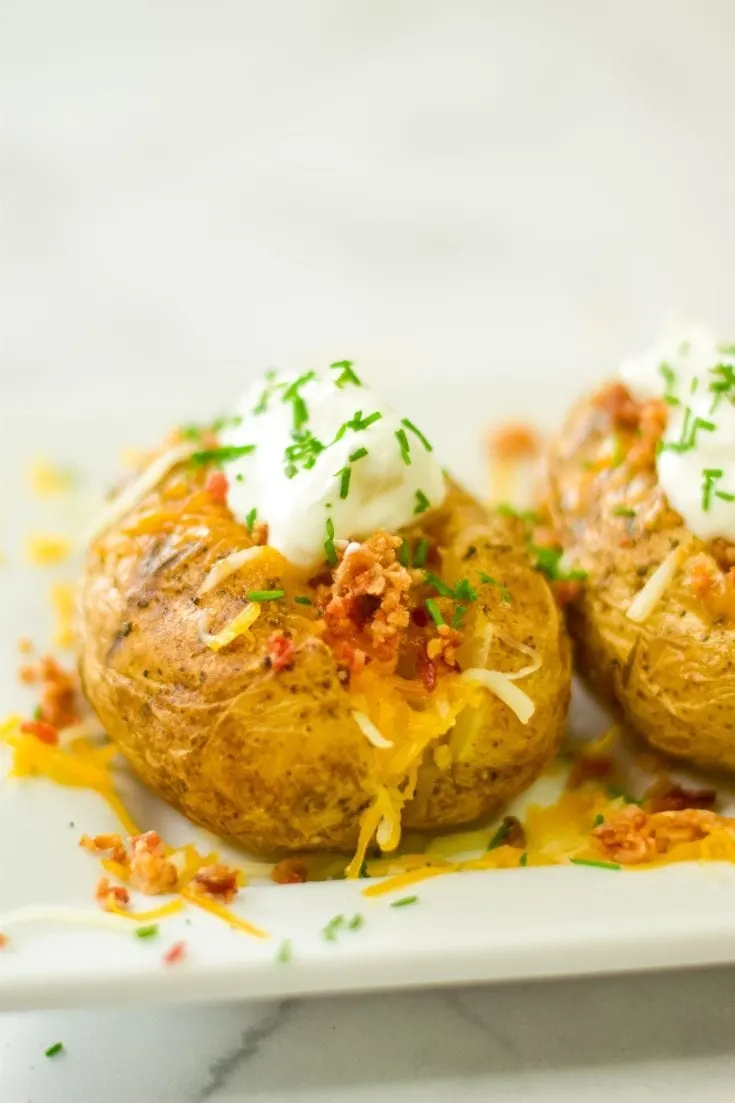 The Perfect Loaded Baked Potato | Restaurant Style Baked Potato Recipe