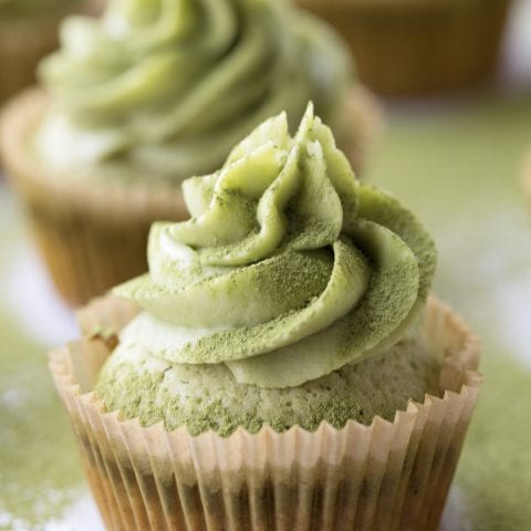 Matcha Green Tea Cupcakes