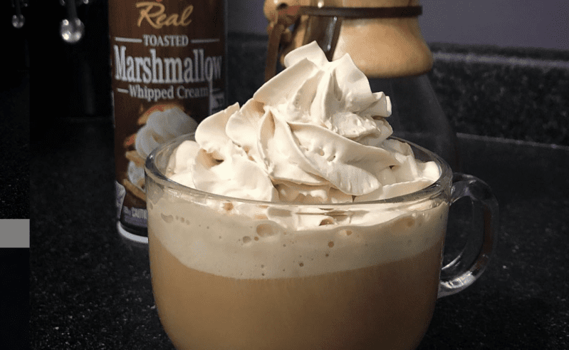 Toasted Marshmallow Whipped Cream Is Everything Your Coffee Needs This Summer
