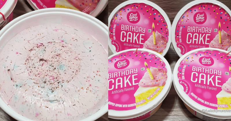 Cool Whip Has A New Birthday Cake Flavor, So Why Do You Even Need Cake?