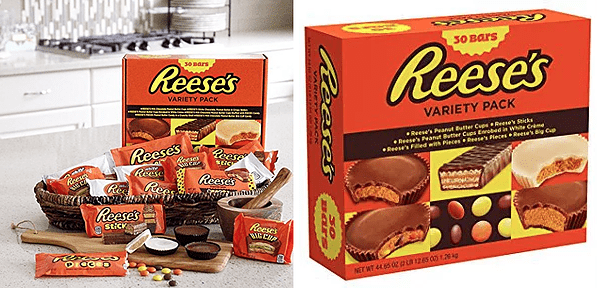 Walmart Released A Reese’s Variety Pack with 30 Full-Size Candy Bars