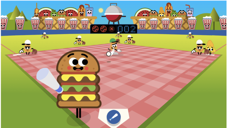 Google Has A Playable Baseball Game Today!