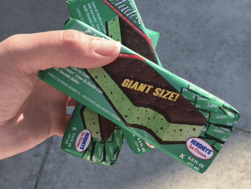 You Can Now Get A Giant Andes Mint Ice Cream Sandwich