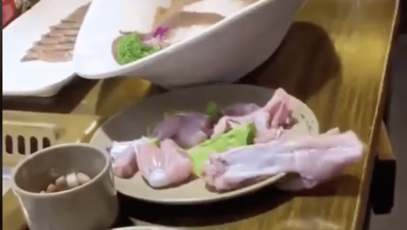 A Raw Piece of Chicken Crawled Off A Plate At A Restaurant and I’m Freaking Out