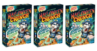 Cap’n Crunch Has A New Halloween Cereal With Ghosts That Turn Your Milk Green