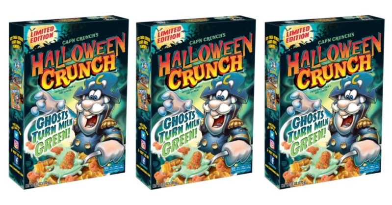 Glowing Frankenstein Milk Jug · Kix Cereal
